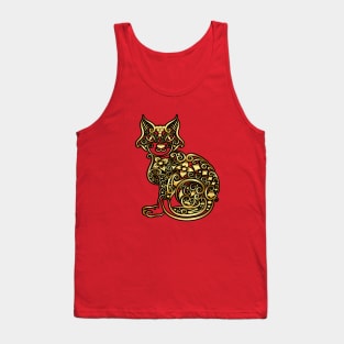 Golden Pussycat Tank Top